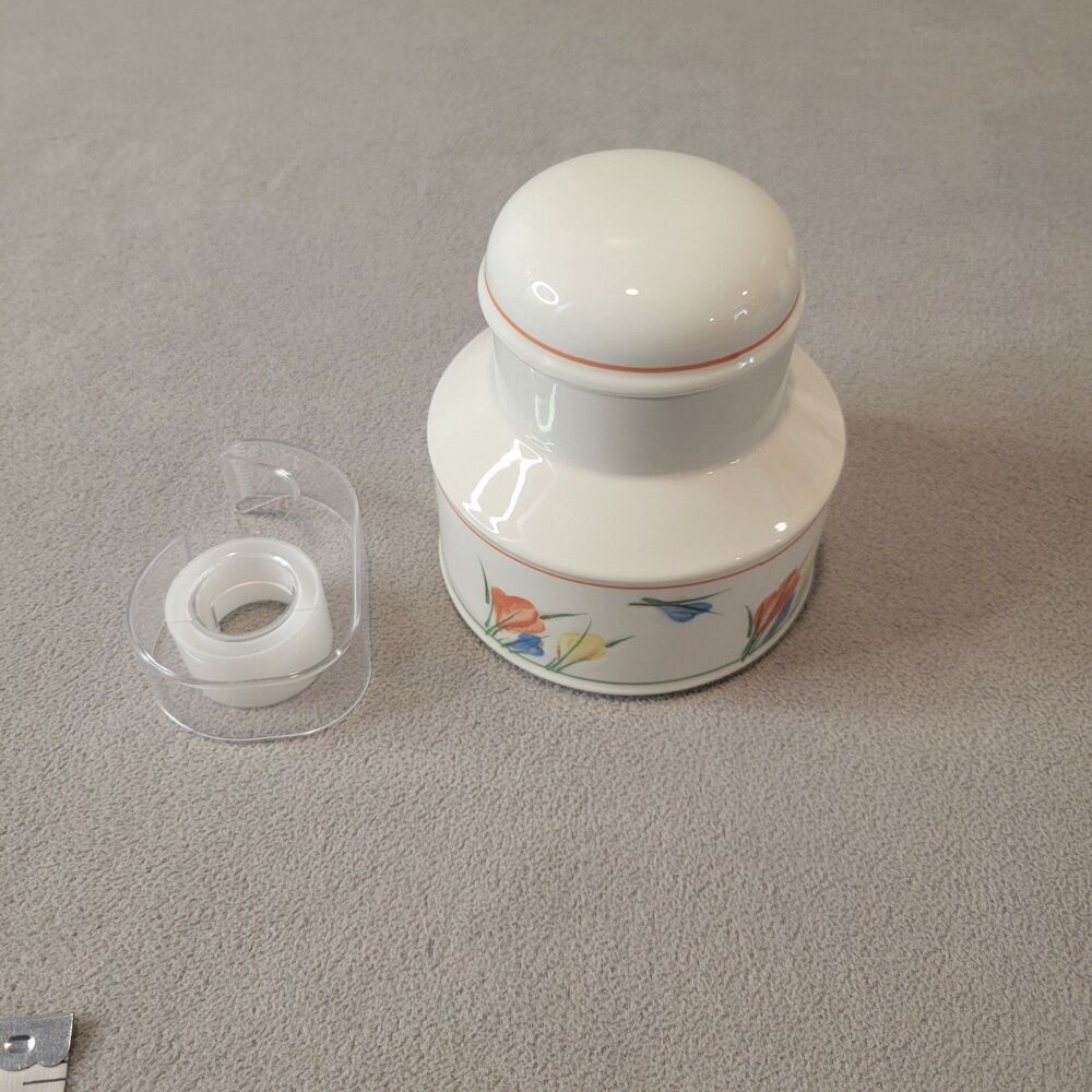 Midwinter Sugar Bowl Vintage Stonehenge Crocus Vintage Retro Floral